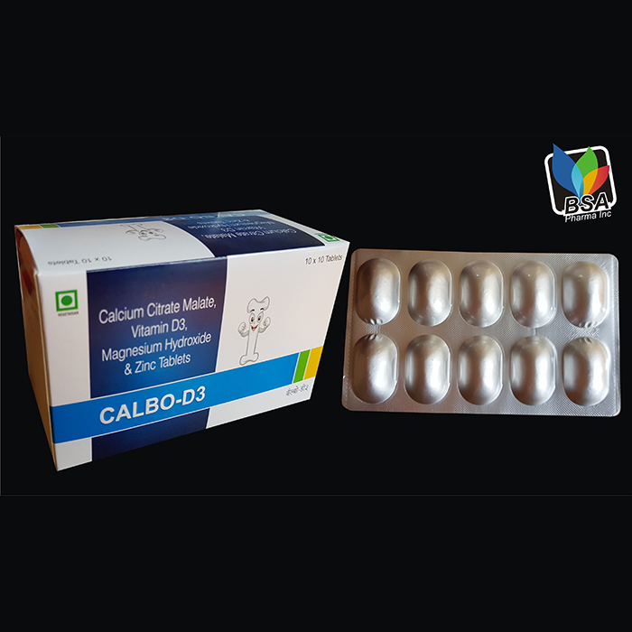 Calbo D3 Tablet Suppliers, Exporter in Punjab