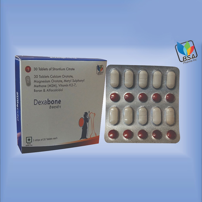 Dexabone Tablet Suppliers, Exporter in Rajasthan