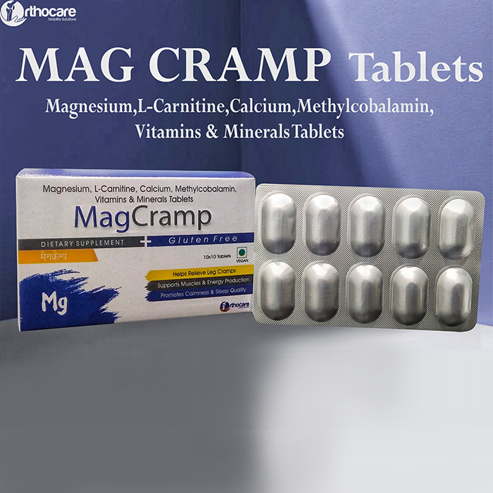 Mag Cramp Tablet Suppliers, Exporter in Madhya Pradesh