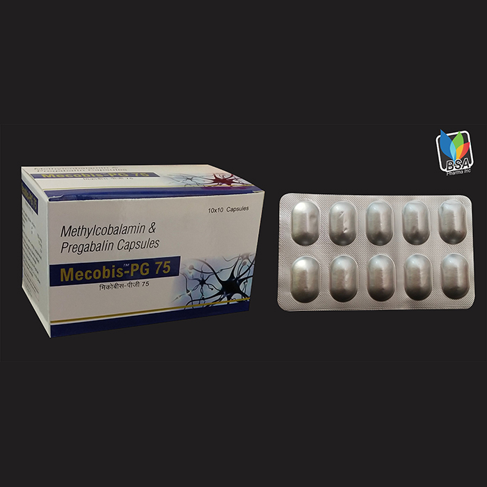 Mecobis PG 75 Capsules Suppliers, Exporter in Dadra And Nagar Haveli And Daman And Diu